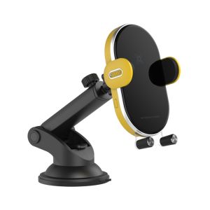 Buy cheap Custom 15W Qi Fast Charging Automatic Car Phone Holder Wireless Car Charger from wholesalers