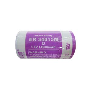 China ER34615m Lithium Battery Primary 14500mAh Li Socl2 3.6V Battery on sale