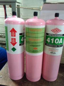 Quality R410a refrigerant gas 800g small can mapp can 99.9% purity as R22 replacement for sale