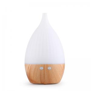 Quality Ultrasonic Humidifier 2022 Desktop 5V Portable USB Wood Grain Essential Oil Diffuser 160ml with LED Light for sale
