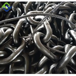 China Stainless Steel Long Link Chain Anchor Link Chain Mooring Chain on sale