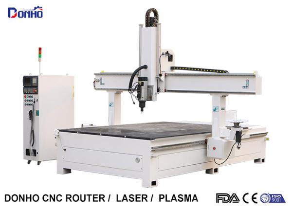 Buy Styrofoam Model Engraving 4 Axis CNC Router Machine With T-slot Table HSD Spindle at wholesale prices