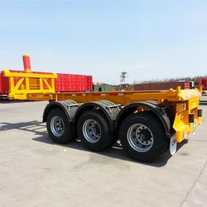 China 40ft 20 Foot Container Trailer Tipper Chassis 45Tons - 100 Tons Payload on sale