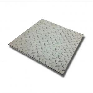 Quality 304 316 Stainless Steel Chequered Plate Cold Rolled Embossed Steel Plate for sale