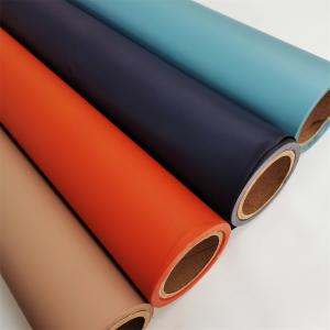 Quality Anti Flame Colorful Embossed PVC Membrane Foil Width 1260mm 1400m for sale