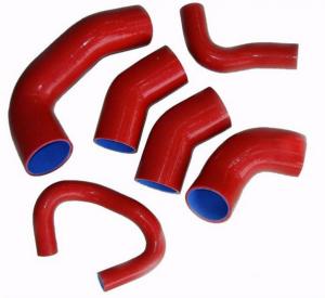 Quality Red Large Diameter Silicone Tubing , Silicone Radiator Hose Long Life Time for sale