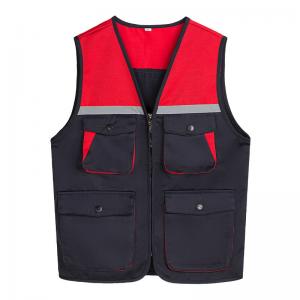 Quality Reflective Safety Vest Customizable for Construction Work Uniform Worker Uniform Vest for sale