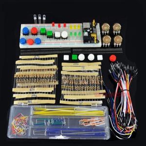 Quality DIY Starter Kit for Arduino 03 Electronics Fans Learning Parts Component Package with Breadboard Jumper Wires for sale