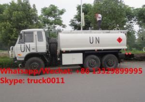 New Dongfeng Off Road All Wheel Drive 6X6 Fuel Tanker Transport Truck for UN for sale, Dongfeng 6*6 18m3 oil tank truck