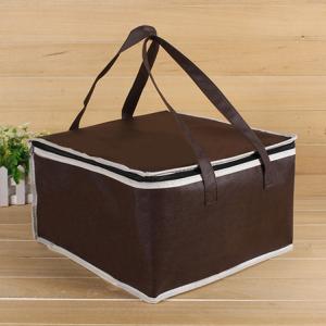 Quality OEM Soft Insulated Cooler Bag 4 Size Brown Insulated Bag Stock Available for sale