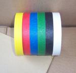 Heat Resistance No Residue Colored Masking Tape For Wall / Car Painting