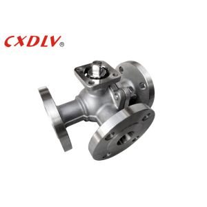 Buy cheap 3 Way Ball Valve Stainless Steel Direct Mounting Pad for Motor Actuators from wholesalers