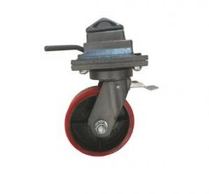 Quality 8inch Iso Shipping Container Casters / Cast Iron Container Dolly Wheels for sale