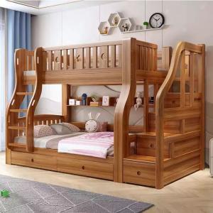 Quality Lovely Children Wood Double Bunk Bed for sale