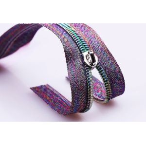 ISO9001 and OEKO-TEX 100 Certified Plated Metal Zipper with High Strength and Smooth Operation