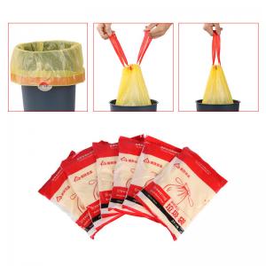 China 4 8 13 Gallon Compostable Biodegradable Plastic Garbage Bag With Drawstring on sale