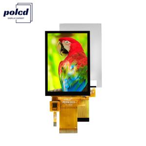 China Polcd 3.5 Inch TFT High Resolution 320*480 MCU SPI Parallel Interface Capacitive Touch Screen Panel LCD Display on sale