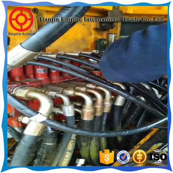 Buy HYDRAULIC HOSE STEEL WIRE BRAIDED HIGH PRESSURE CHINA MANUFACTURER at wholesale prices