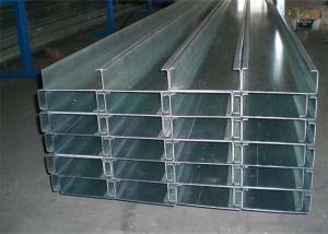 Quality C-type galvanized steel purlins, metal building purlins for sale