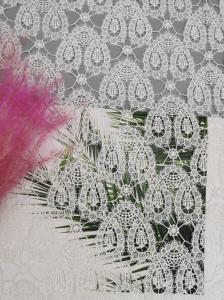 Quality Heart Pattern Embroidery Crochet Lace Fabric Chemical Wedding Dress Lace for sale