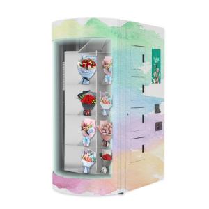 China Humidify Temperature Control Flower Vending Machine With Lcd Touch Screen on sale