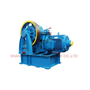 Buy cheap 1.0m/S VVVF Compact Lift Geared Traction Machine With Elevator Spare Parts from wholesalers