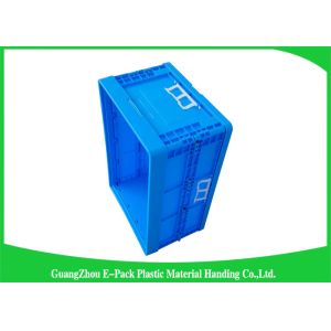 China Collapsible Plastic Stackable Containers / Virgin PP foldable plastic crates on sale