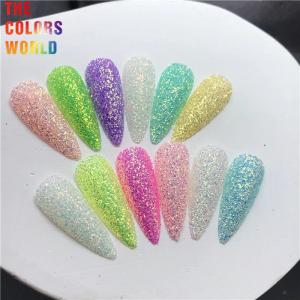 Quality High Shining Rainbow Colors Cosmetics Makeup Ultra Fine Glitter Nails Decoration for sale