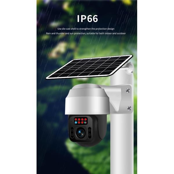 Glomarket Tuya Wifi Solar Panel Battery Security Camera Wireless Waterproof Outdoor Night Vision Two Way Voice Camera