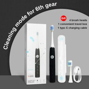 China Electric Sonic Cleaning Oral Care Toothbrushes Rechargeable Optional Brush Head on sale