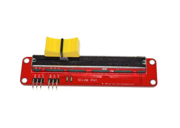 Buy Red 10K Linear Slide Potentiometer Arduino Uno Module Equipment Dual Output at wholesale prices