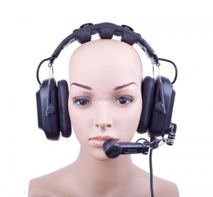 China Headband Ear Headband XLR-4 Double Noise Cancel Intercom Earpiece on sale