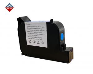 China Black Color Half Inch Ink Cartridge 12.7mm Quick Drying Solvent Ink Cartridge on sale