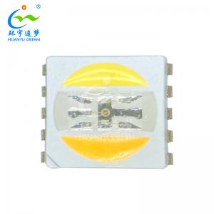 China 5050 Multi Color SMD LED Chip 5050 0.2W RGBCW 2700K - 25000K on sale
