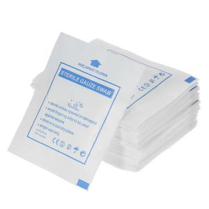 Quality 100% Cotton Absorbent Sterile Disposable Use Medical Gauze Swab for sale