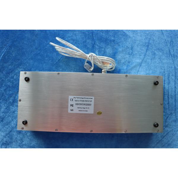 82 Keys IP68 Industrial Stainless Steel Keyboard With Trackball Anti Salt Spray Corrosion