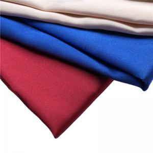 Quality Technics Woven 95-120GSM Polyester Baroque Satin Fabric for Lady Dress Shirts Weddings for sale