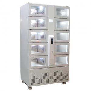 China Smart Temperature Controlled Refrigerated Lockers 240V For Meat Egg 7 / 15 Inch on sale
