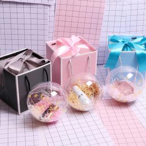 China New Design Christams Lovely Gift Acrylic Ball With Packing GIft Box on sale