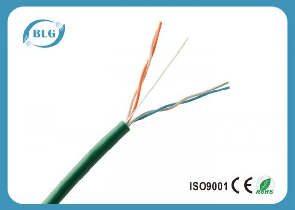 Buy 2 Pairs 4 Cores UTP Telephone Line Cable With 24AWG Bare Copper Conductor at wholesale prices