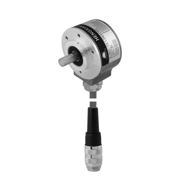 Buy Gray Code Output 10 Bit Single Turn Absolute Encoder , Endless Rotary Encoder Solid Shaft 8mm at wholesale prices