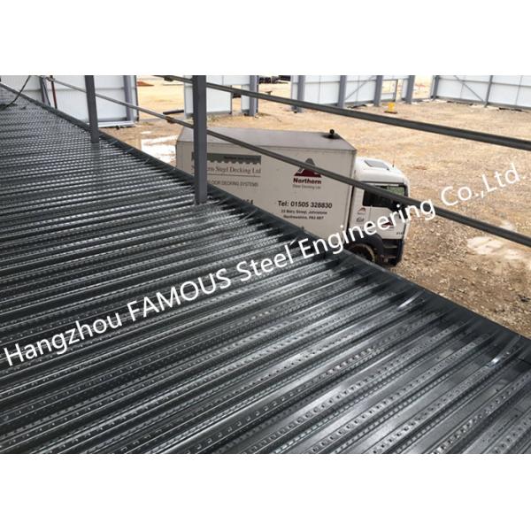 Corrugated Metal Floor Decking Formwork For Multi Storey Building Commercial And Residential