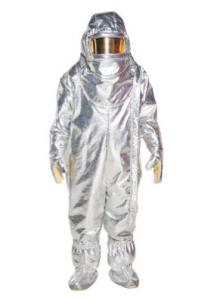 Quality Aluminum Foil Thermal Insulation Suit Clothing No Melting With Silver Color for sale