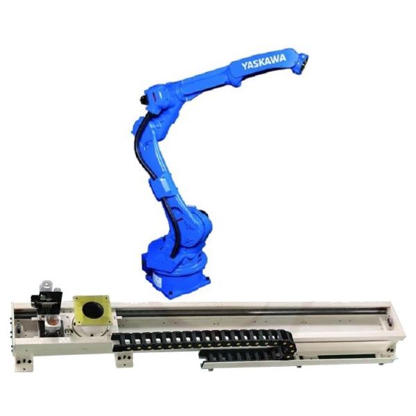 Buy 6 Axis Robotic Arm Yaskawa GP25-12 With CNGBS Robot Guide Rail For Handling Robot Automation at wholesale prices