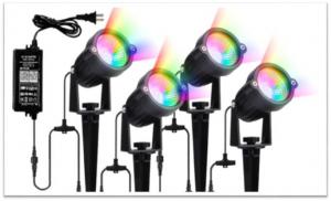 China Ultraviolet Germicidal Outdoor RGB LED Light Solar Spotlight CRI 80 48w 7000K on sale