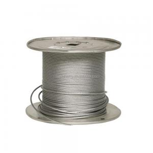 Quality Stainless Steel Wire Rope 3mm 1/8 Stainless Stranded Wire 1x19 Cable Railing Solution for sale