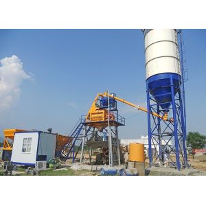 Buy cheap 50m3/H Hopper Lift Precast Portable Ready Mix Wet Batch Concrete Plant from wholesalers
