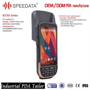 China Long Range Handheld UHF RFID Reader Terminal PDA Wireless 860 - 960MHZ Quad Core Processor on sale