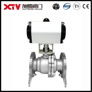 Quality Straight Through Type High Platform Flanged Floating Ball Valve 150LB for Oil and Gas for sale
