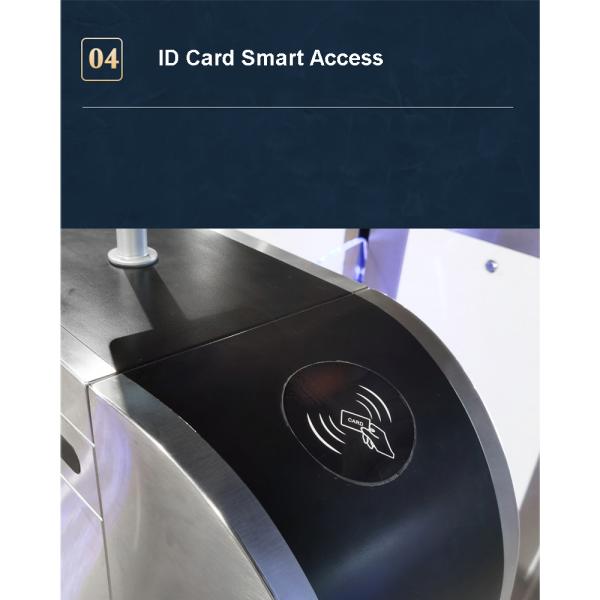 Airport Security Flap Barrier Turnstile Swing Gate Face Recognition Parking Qr Code